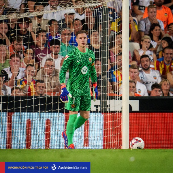 🚨巴萨官方:特尔施特根右膝髌腱完全断裂 将接受手术治疗