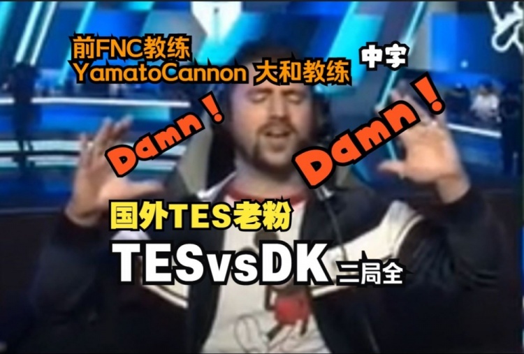 国外TES老粉看击败DK:3!6!9!Damn!你简直是猛兽我的宝贝!