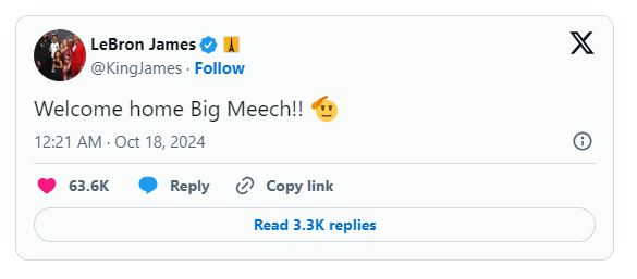 🧐詹姆斯为何会欢迎一个被判30年监禁的黑帮大佬出狱?原因竟是这个